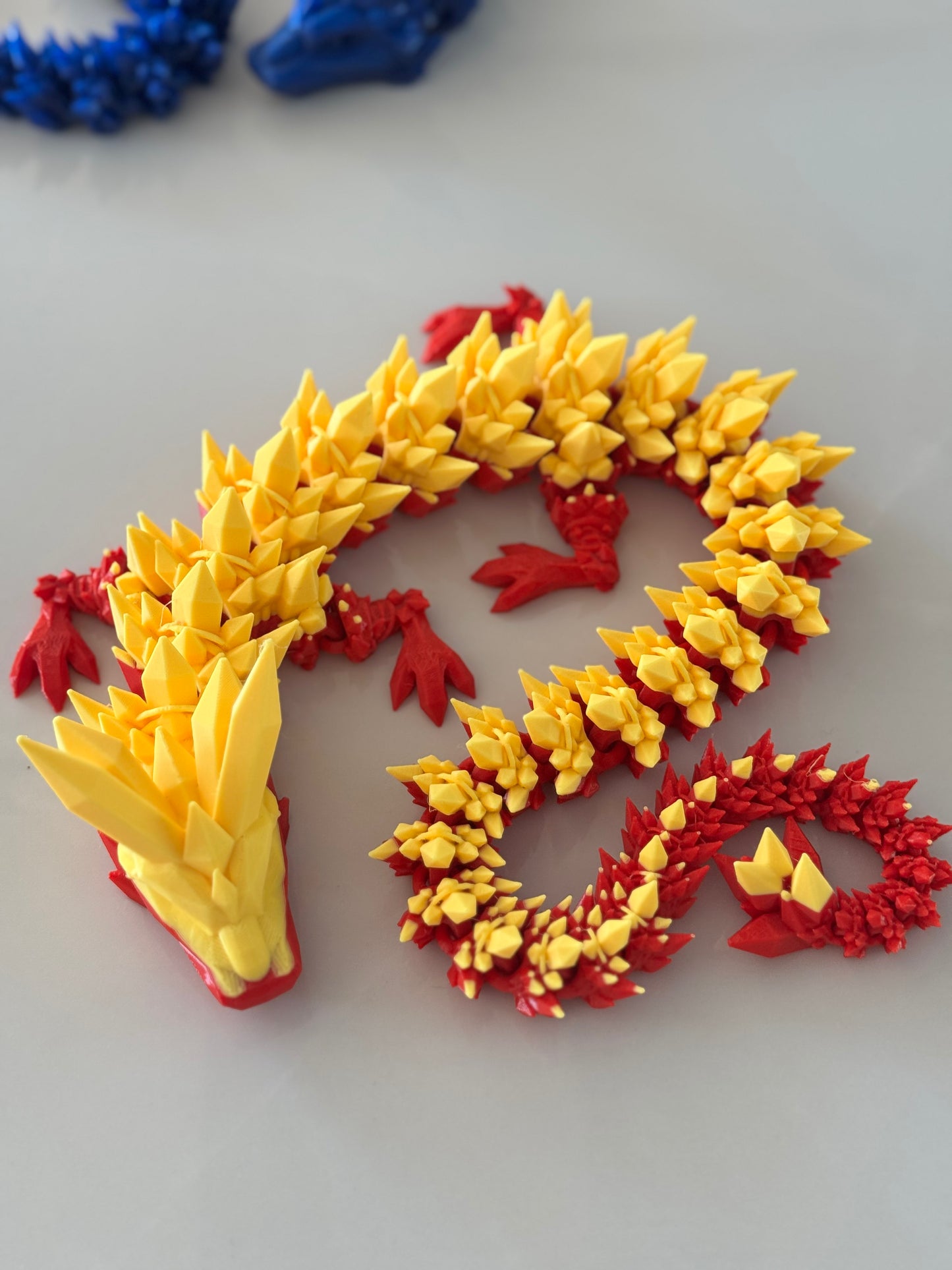 Dragon red and yellow (Large)