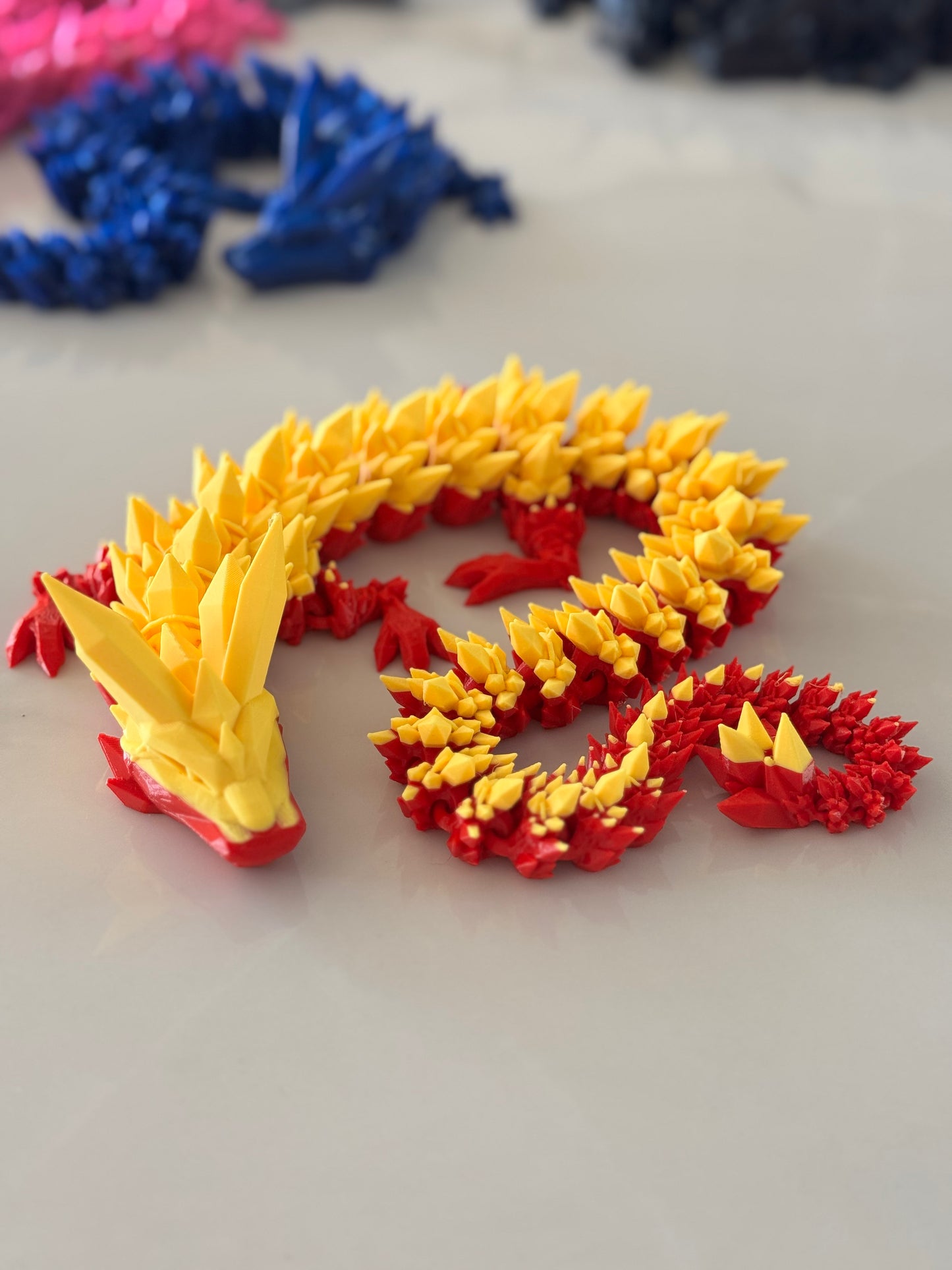Dragon red and yellow (Large)