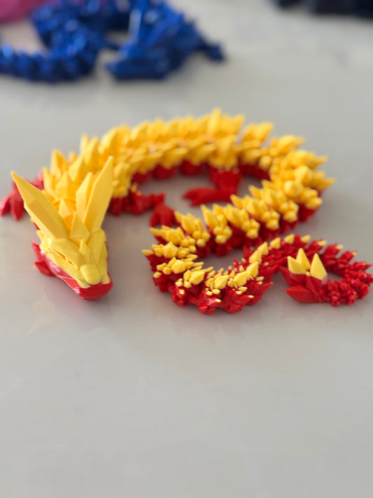 Dragon red and yellow (Large)